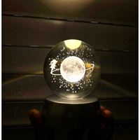 YLZ BİBLO ERL-056 CAM KÜRE GALAKSİ IŞIKLI MİNİ 1