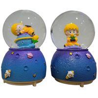 YLZ KAR KÜRESİ JC9H035-100 BÜYÜK KAR ATAN KÜÇÜK PRENS SESLİ IŞIKLI 1