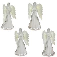 YLZ BİBLO NZN-1022 PLASTİK PİLLİ IŞIKLI MELEK 123x114x240 TEKLİ 1