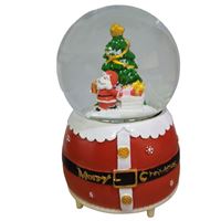 YLZ KAR KÜRESİ YLZ-M101-1 YILBAŞI BÜYÜK KAR ATAN NOEL BABA SESLİ IŞIKLI 1