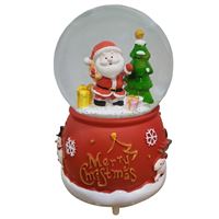 YLZ KAR KÜRESİ YLZ-M126 YILBAŞI BÜYÜK KAR ATAN NOEL BABA SESLİ IŞIKLI 1