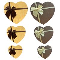 YLZ HEDİYE KUTUSU YLZ-C2-2026 KAHVE KALP 3 LÜ SET 1