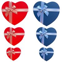 YLZ HEDİYE KUTUSU YLZ51351-201 KALP 3 LÜ SET DÖRT RENK 1