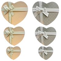 YLZ HEDİYE KUTUSU YLZ51351-201 KALP 3 LÜ SET DÖRT RENK 2