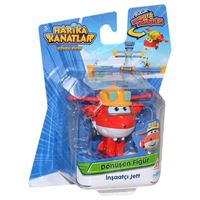 MEGA HARİKA KANATLAR 30011 DÖNÜŞEN FİGÜR İNŞAATÇI JETT 3+ 5