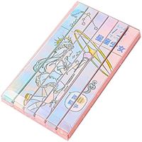 MAXX FOSFORLU KALEM CY-6 ANİME KARAKTERLİ 6 RENK 1