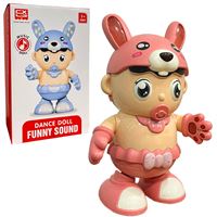 AKZ DANCE DOLL 0811-15 YÜRÜYEN BEBEK MÜZİKLİ 3+ PLASTİK OYUNCAK 1