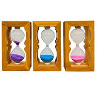 YLZ KUM SAATİ YLZ-028 AHŞAP 10 DK 1