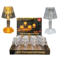 LED TRANSPARENT LAMBA FY-805 PLASTİK KÜÇÜK 12 Lİ 1