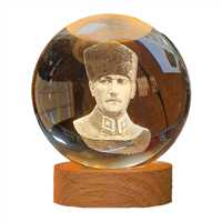 YLZ CAM TOP KÜRE SS-374 ATATÜRK IŞIKLI APARATLI 1