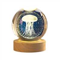 YLZ CAM TOP KÜRE CD-428 DENİZ ANASI IŞIKLI APARATLI 1