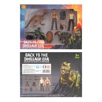 MEGA DİNOZOR SET 2525-114 KADIN ERKEK FİGÜRLÜ MOTOSİKLETLİ 3+ 1