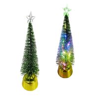 UZAY YILBAŞI ÇAM AĞACI HS-13214 MERRY CHRİSTMAS IŞIKLI 25 CM 1