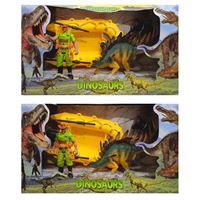 MEGA DİNOSAURS G124-51 DİNOZOR AVCISI BOT VE FİGÜR 3+ 1