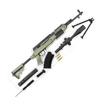 MEGA PEACEFUL BATTLEFİELD MFQ42 METAL MİNİ MAKET SİLAH 4