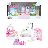 BAY DREAMY MİNİ TAVŞAN 6620 BÜYÜK BANYO OYUN SETİ 3+ 1
