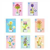 MEGA FLOWERS M03-1-8 KRİSTAL ÇİÇEKLER 125-165 PARÇA 8 Lİ 6+ 1