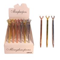 MİNGHAOPENS TÜKENMEZ KALEM MX-2328 GEYİK 2 RENK 24 LÜ 1