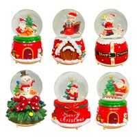 MOTTO KAR KÜRESİ KAR ATAN YILBAŞI TEMALI MOTORLU PİLLİ SESLİ IŞIKLI BÜYÜK 1