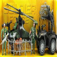 MEGA ASKERİ SET D123-4 SOLDİER FORCE 3+ 1