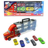 MEGA ARAÇ TAŞIYICI KAMYON LH500 TAŞINABİLİR DİE CAST 6 ARAÇ 3+ 1