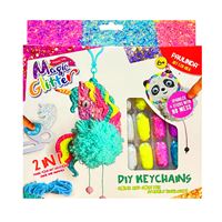 PAULİNDA MAGİC GLİTTER 215010-2 2İN1 DIY KEYCHAINS ANAHTARLIK HOBİ SETİ 6+ 1