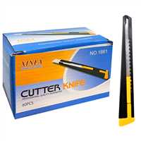 LİNEA MAKET BIÇAĞI DAR METAL 9 MM 60 LI XINFA 1881 1