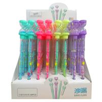 SAND CLOCK GEÇMELİ ROKET KALEM 6005 KUM SAATİ BAŞLIKLI 48 Lİ 1