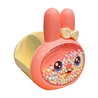 XİAOLİNGJİNG KALEMLİK MASAÜSTÜ PLASTİK G-823 SEVİMLİ TAVŞAN 4 BÖLMELİ 2