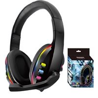 POLYGOLD KULAKLIK K5 PRO K8007 OYUNCU SİYAH KABLOLU MİKROFONLU 1