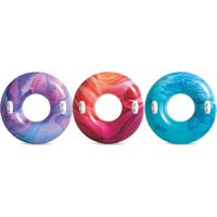 İNTEX 56267NP WET SET COLLECTİON TUTMAÇLI DALGA DESENLİ SİMİT 114 CM 9+ 1