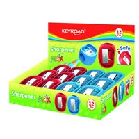 KEYROAD KALEMTIRAŞ KR972368 PLASTİK MAX JUMBO TEK BÖLMELİ 12 Lİ 1