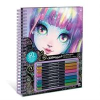 NEBULOUS STARS İSADORA COLORİNG ÇİZİM DEFTERİ SİYAH + KALEMLİ 6948-11136 5