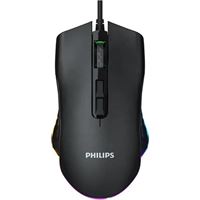 PHİLİPS MOUSE SP201BL SİYAH USB KABLOLU 8 TUŞLU RGB IŞIKLI 5