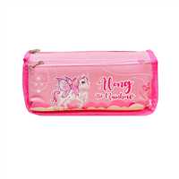 OMT KALEM ÇANTASI A-5558 ALONG THE RAİNBOW UNİCORN ÇİFT BÖLMELİ 2