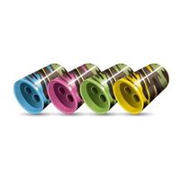 PUTİ KALEMTIRAŞ PLASTİK ÇİFT BÖLMELİ KAMUFLAJ DESEN 24 LÜ DMS-064 1