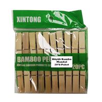 MOR XİNTYONG MANDAL BAMBU 20 Lİ MR2118 1
