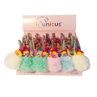 UNİCUS KURŞUN KALEM KK-133 PONY RAİNBOW PONPON 24 LÜ 1