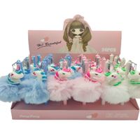 UNİCUS JEL TÜKENMEZ KALEM UNİCORN MAVİ PONPON 24 LÜ UNCS-1245 1