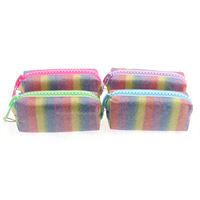 UNİCUS KALEM ÇANTASI UNCS-917 BİG ZİP PASTEL SİMLİ GÖKKUŞAĞI TEK BÖLMELİ 1