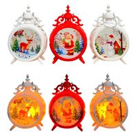LED STORM LANTERN FENER HS14081 YILBAŞI SÜSÜ PİLLİ IŞIKLI PLASTİK ORTA 12 Lİ 1