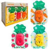 SHİF MİNİ MAKET BIÇAĞI 8142 SEVİMLİ MEYVE  24 LÜ 1