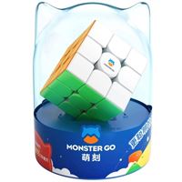 GANCUBE ZEKA KÜPÜ MG-3 3X3 MAGNETİC MONTSER GO MIKNATISLI 6+ 1