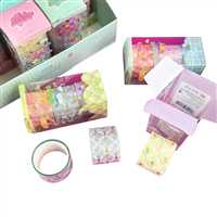 YE DA TAPE BANT SETİ YALDIZLI EKOSE DESEN 3 LÜ 15 PK YD-WM01 1569 3