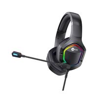 LENOVO KULAKLIK LECOO HT403 RGB LED AYDINLATMALI SİYAH KABLOLU OYUNCU MİKROFONLU 1