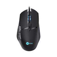 LECOO MOUSE KABLOLU MG1101 SİYAH 8 TUŞLU RGB IŞIKLI 1