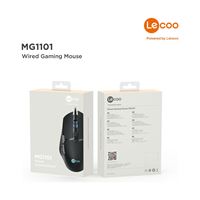 LECOO MOUSE KABLOLU MG1101 SİYAH 8 TUŞLU RGB IŞIKLI 5