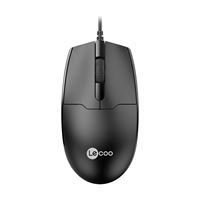 LECOO MOUSE KABLOLU MS101 SİYAH 1