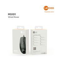 LECOO MOUSE KABLOLU MS101 SİYAH 5