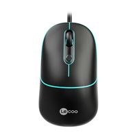 LECOO MOUSE KABLOLU MS110 SİYAH 1